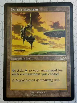 Serra's Sanctum Urza's Saga MTG - Image 2