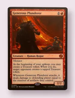 MTG Generous Plunderer | Outlaws of Thunder Junction: the Big Score Regular NM - Image 1