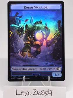 Emblem One-Winged Angel/Robot Warrior  Double Sided Token Final Fantast MTG FOIL - Image 5