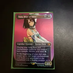Yuna, Hope of Spira #0404 FIN (Borderless FOIL) - Final Fantasy MTG - Image 3