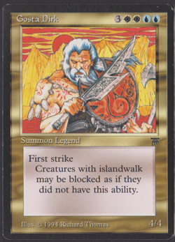 English Gosta Dirk MTG Legends Magic - Image 3