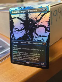 MTG Tekuthal, Inquiry Dominus (431/493) Phyrexia All Will Be One LP FOIL - Image 6