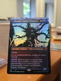 MTG Tekuthal, Inquiry Dominus (431/493) Phyrexia All Will Be One LP FOIL - Image 8