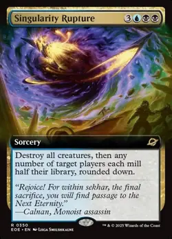 Singularity Rupture X1 EXTENDED ART FOIL-NM/M- Edge of Eternities - Image 1