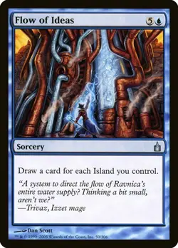 MTG Magic the Gathering Flow of Ideas (50/306) Ravnica City of Guilds LP - Image 1