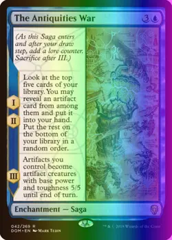 MTG Magic the Gathering The Antiquities War (42p/118) Dominaria Promos LP FOIL - Image 2