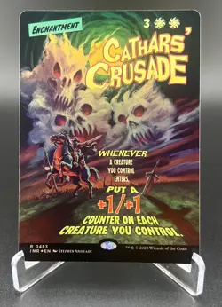 Cathars' Crusade (Showcase, Foil, #483, NM) Innistrad Remastered (INR), MTG - Image 4