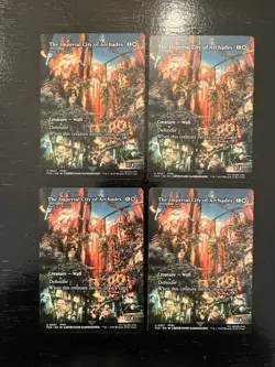 Wall of Omens The Imperial City of Archades   X4X NM/M Final Fantasy FCA MTG - Image 2