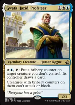 Near Mint x 1 Gwafa Hazid, Profiteer - Foil Battlebond - Image 1