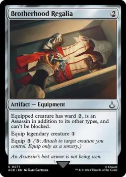 Brotherhood Regalia - Light Play MTG Universes Beyond: Assassin's Creed - Image 2