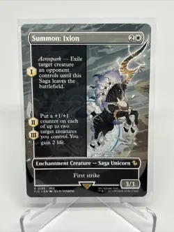 Summon: Ixion (Borderless) 0195 (R) MTG Commander Final Fantasy (FIC) (EN) - Image 1