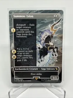 Summon: Ixion (Borderless) 0195 (R) MTG Commander Final Fantasy (FIC) (EN) - Image 3