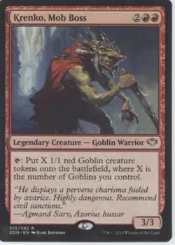MTG Duel Decks: Speed vs. Cunning #15 Krenko, Mob Boss Lightly played tcg - Image 3
