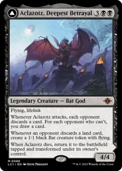 Aclazotz, Deepest Betrayal -Foil Light Play MTG The Lost Caverns of Ixalan - Image 1