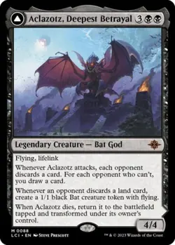 Aclazotz, Deepest Betrayal -Foil Light Play MTG The Lost Caverns of Ixalan - Image 2