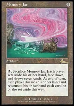 Memory Jar - Heavy Play MTG Urza's Legacy - Image 1