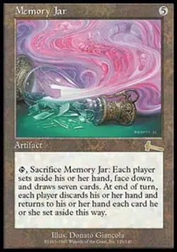 Memory Jar - Heavy Play MTG Urza's Legacy - Image 2