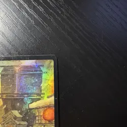 Mountain Land Foil Full Art MTG Kamigawa: Neon Dynasty #300 MP - Image 3