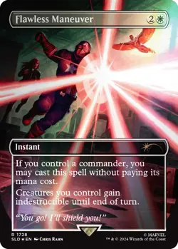 Magic The Gathering Secret Lair x Marvel's Captain America Rainbow Foil Edition - Image 4