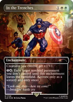Magic The Gathering Secret Lair x Marvel's Captain America Rainbow Foil Edition - Image 6