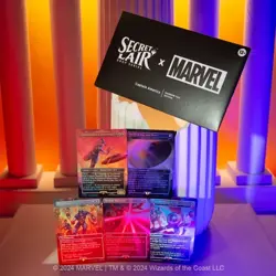 Magic The Gathering Secret Lair x Marvel's Captain America Rainbow Foil Edition - Image 7