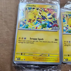 Pikachu Promo 2025 World Championships SVP EN 225  Pokemon Worlds  "NEW"  PROMO - Image 1