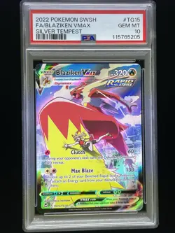 Blaziken VMAX TG15/TG30 Trainer Gallery PSA 10 Gem Mint Pokemon Silver Tempest - Image 1