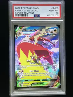 Blaziken VMAX TG15/TG30 Trainer Gallery PSA 10 Gem Mint Pokemon Silver Tempest - Image 3