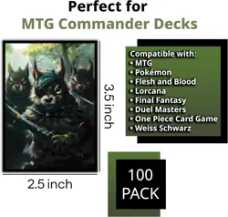 Squirrel General Card Game Sleeves - 100 Pack - Compatible with MTG and...  - Image 4