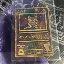VINTAGE POKEMON ANCIENT MEW CARD & JAPANESE LUGIA MOVIE PROGRAM MINT RARE - Image 8