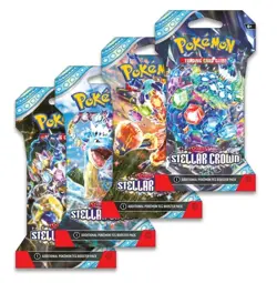 Pokemon Stellar Crown Sleeved Booster Pack - Image 1