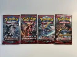 2017 Pokemon TCG - Sun & Moon Crimson Invasion Booster Pack - Sealed - Image 1