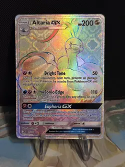 Altaria GX 72/70 Dragon Majesty Rainbow Secret Rare Pokémon NM - Image 1