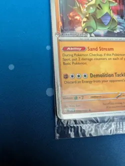 TEAM ROCKET'S TYRANITAR POKEMON CENTER STAMP - DESTINED RIVALS 096/182 - SEALED - Image 4