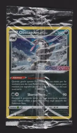 Pokemon - Obstagoon - GameStop Promo - Sword and Shield 119 - SEALED - ITALY - Image 2