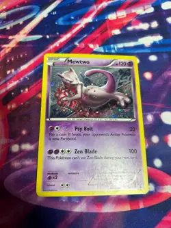 Pokemon Card Mewtwo XY101 Holo English - Image 1