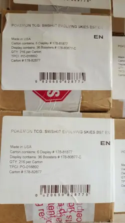 Pokemon Evolving Skies Sealed Booster Box Case First Print Factory New 6 booster - Image 6