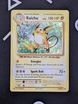 Raichu 36/108 Holo Rare Card XY Evolutions LP/NM Pokemon TCG - Image 3