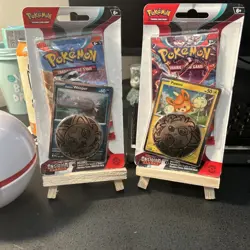 Pokémon TCG Scarlet Violet Obsidian Flames Pawmi and Wooper Booster Pack - Image 2