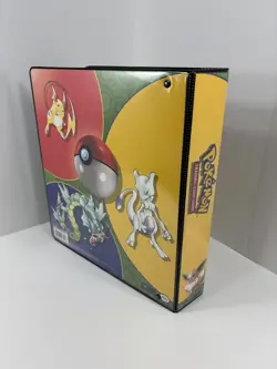 Vintage 1999 Pokemon Trading Card Game 3 Ring Binder Snorlax TCG! - Image 11