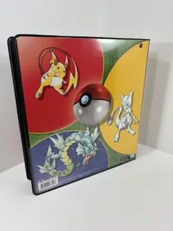 Vintage 1999 Pokemon Trading Card Game 3 Ring Binder Snorlax TCG! - Image 16