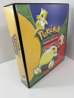 Vintage 1999 Pokemon Trading Card Game 3 Ring Binder Snorlax TCG! - Image 9