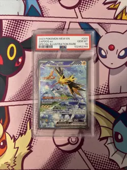 Pokemon Zapdos EX 202/165 Special Illustration Rare Scarlet & Violet 151 PSA 10 - Image 3