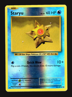 Pokemon TCG Staryu 30 XY Evolutions Reverse Holo RH NM-VLP Card - Image 3