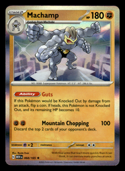 2023 Near Mint Pokemon Machamp 068/165 Holo Scarlet Violet 151 English NM Tcg - Image 3