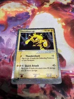 Pokémon TCG Electabuzz EX Ruby & Sapphire Holo Ultra Rare Card 97/109 - Image 1