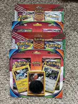 Pokémon TCG: Tornadus, Thundurus & Landorus Cards with 2 Booster Packs & Coin - Image 1
