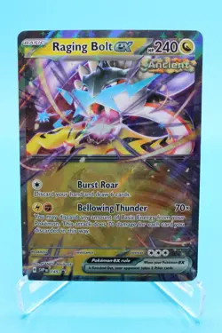 Pokemon TCG 2024 Raging Bolt ex 145 Sv: Scarlet & Violet Promo Cards Holo NM - Image 1