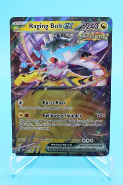Pokemon TCG 2024 Raging Bolt ex 145 Sv: Scarlet & Violet Promo Cards Holo NM - Image 3
