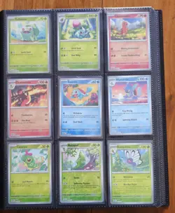 💥153 x 151 Reverse Holo Cards (No Duplicates) and Binder Pokemon Card TCG - Image 1